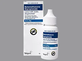 betamethasone, augmented 0.05 % lotion