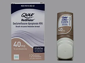 Qvar RediHaler 40 mcg/actuation HFA breath activated aerosol