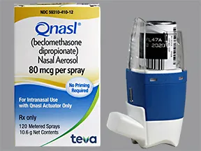 QNASL 80 mcg/actuation nasal aerosol spray