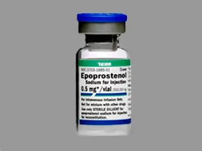 epoprostenol (glycine) 0.5 mg intravenous solution