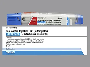 sumatriptan 6 mg/0.5 mL subcutaneous pen injector