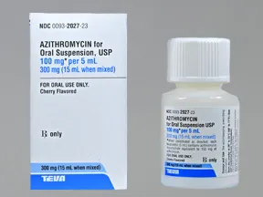 azithromycin 100 mg/5 mL oral suspension