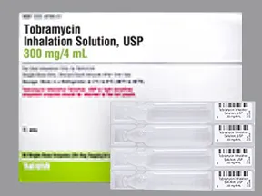 tobramycin 300 mg/4 mL solution for nebulization