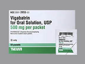 vigabatrin 500 mg oral powder packet