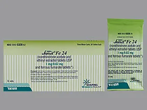 Junel Fe 24 1 mg-20 mcg (24)/75 mg (4) tablet