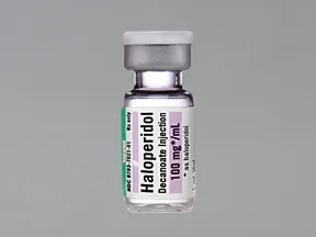 Dosage for haldol decanoate