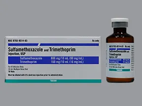 sulfamethoxazole 400 mg-trimethoprim 80 mg/5 mL intravenous solution