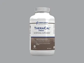 TheraCal D4000 250 mg calcium-1,000 unit tablet