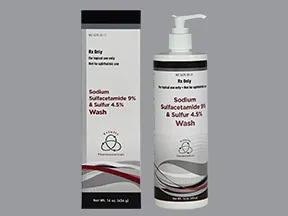 sulfacetamide sodium-sulfur 9 %-4.5 % topical cleanser