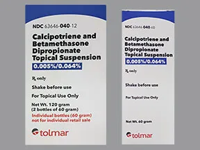 calcipotriene-betamethasone 0.005 %-0.064 % topical suspension