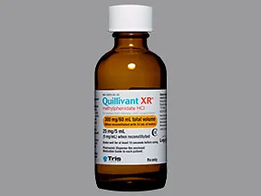 Quillivant XR 5 mg/mL (25 mg/5 mL) oral suspension,extend release 24hr