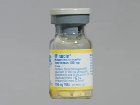 Minocin 100 mg intravenous solution