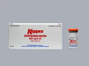 Keppra 500 mg/5 mL intravenous solution