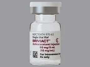 Briviact 50 mg/5 mL intravenous solution