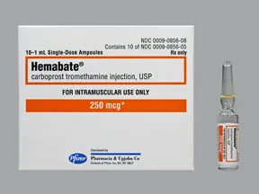 Hemabate 250 mcg/mL intramuscular solution