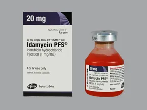 Idamycin PFS 1 mg/mL intravenous solution
