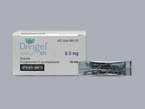 Divigel 0.5 mg/0.5 gram (0.1 %) transdermal gel packet