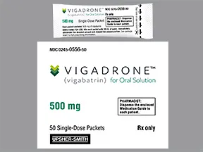 Vigadrone 500 mg oral powder packet