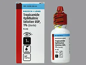 tropicamide 1 % eye drops