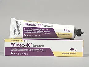 Efudex 5 % topical cream