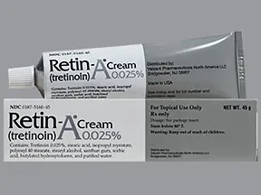 Retin-A 0.025 % topical cream