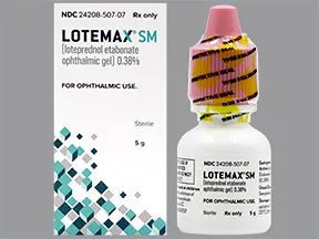 Lotemax SM 0.38 % eye gel drops
