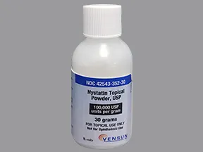 nystatin 100,000 unit/gram topical powder