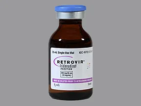 Retrovir 10 mg/mL intravenous solution