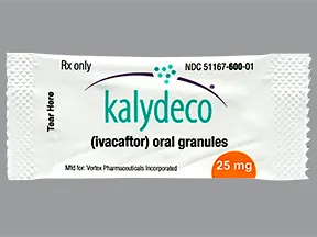 Kalydeco 25 mg oral granules in packet
