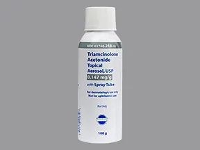 triamcinolone acetonide 0.147 mg/gram topical aerosol