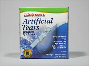 Artificial Tears (PF) drops in a dropperette