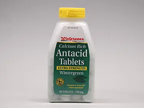 Antacid Extra-Strength 300 mg (750 mg) chewable tablet