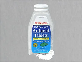 Antacid 200 mg (as calcium carboante 500 mg) chewable tablet
