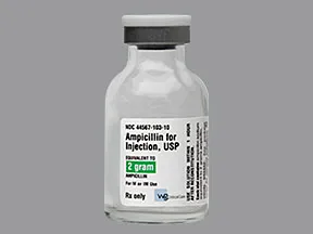ampicillin 2 gram solution for injection