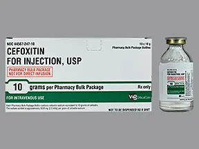 cefoxitin 10 gram intravenous solution