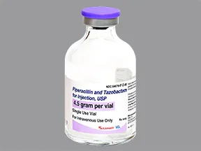 piperacillin-tazobactam 4.5 gram intravenous solution