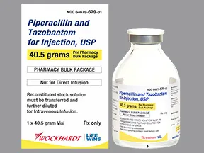 piperacillin-tazobactam 40.5 gram intravenous solution
