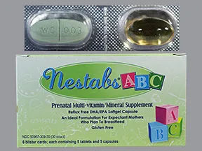 Nestabs ABC 32 mg iron-1 mg-120 mg-180 mg oral pack