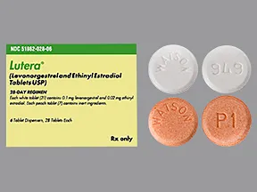 Lutera (28) 0.1 mg-20 mcg tablet