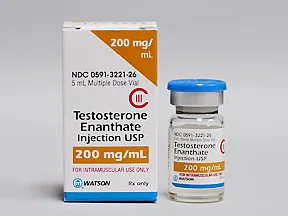 testosterone enanthate 200 mg/mL intramuscular oil