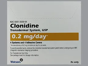 clonidine 0.2 mg/24 hr weekly transdermal patch
