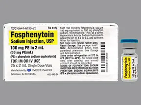 fosphenytoin 100 mg PE/2 mL injection solution