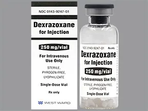 dexrazoxane HCl 250 mg intravenous solution