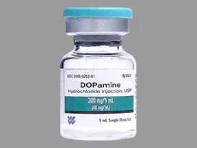 dopamine 200 mg/5 mL (40 mg/mL) intravenous solution