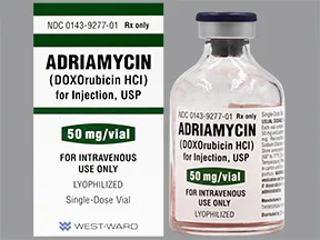 Adriamycin 50 mg intravenous solution