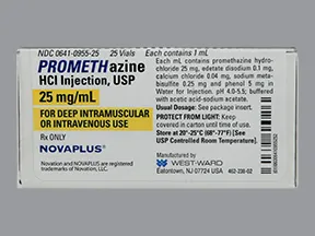 promethazine 25 mg/mL injection solution