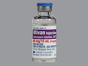 Ativan 4 mg/mL injection solution