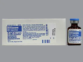 diltiazem 5 mg/mL intravenous solution