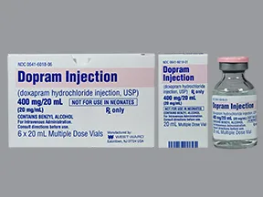 Dopram 20 mg/mL intravenous solution
