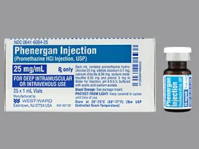 Phenergan 25 mg/mL injection solution